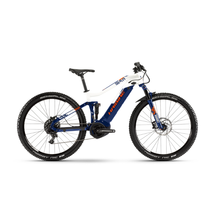 Электровелосипед HAIBIKE Sduro FullNine 5.0 500 Wh. (сине/белый) (2019)