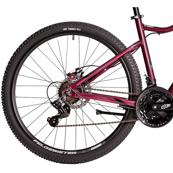 Велосипед горный (MTB) STINGER Laguna Evo 26", Al, M-Disk Brake, 21-Speed (красный)