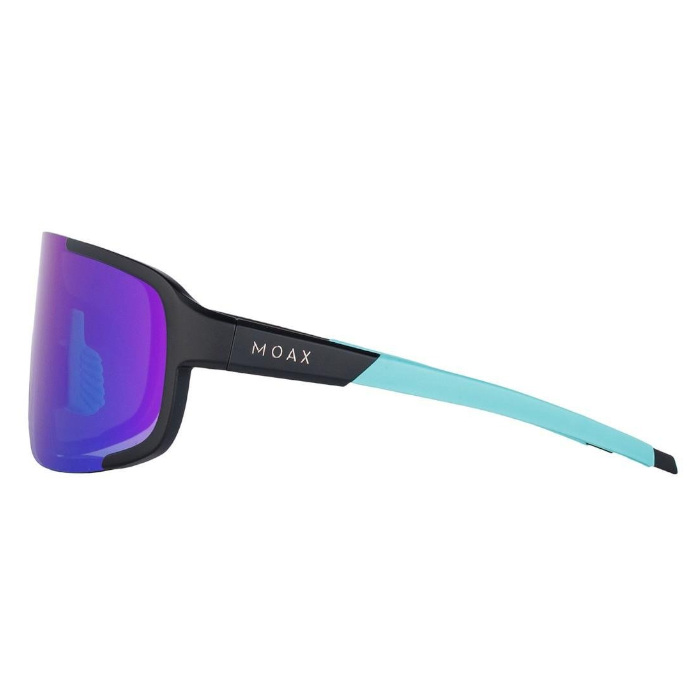 Очки спортивные MOAX Viru (черный/бирюзовый)
