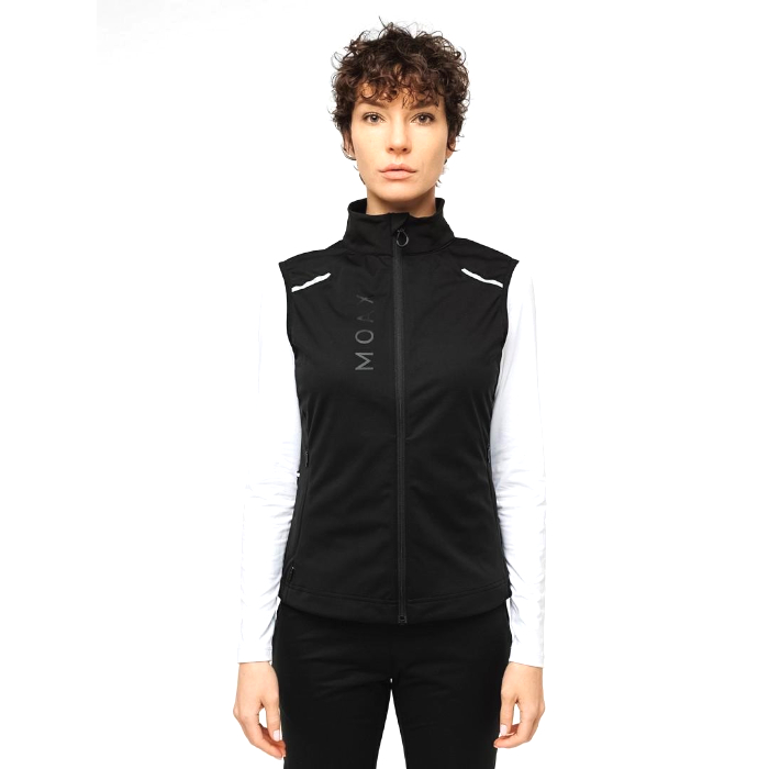 Жилет разминочный женский MOAX Dynamic (черный)