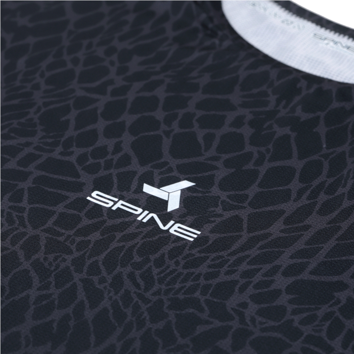 Футболка для бега мужская SPINE Running (черный)