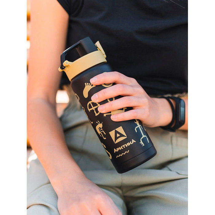 Термокружка Арктика сититерм вакуумная, 0,5 л (черный)