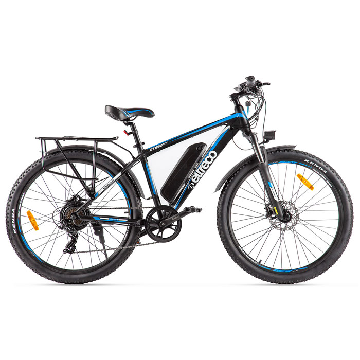 Электровелосипед ELTRECO XT 850 new 500 Wh (черный/синий) (2020)