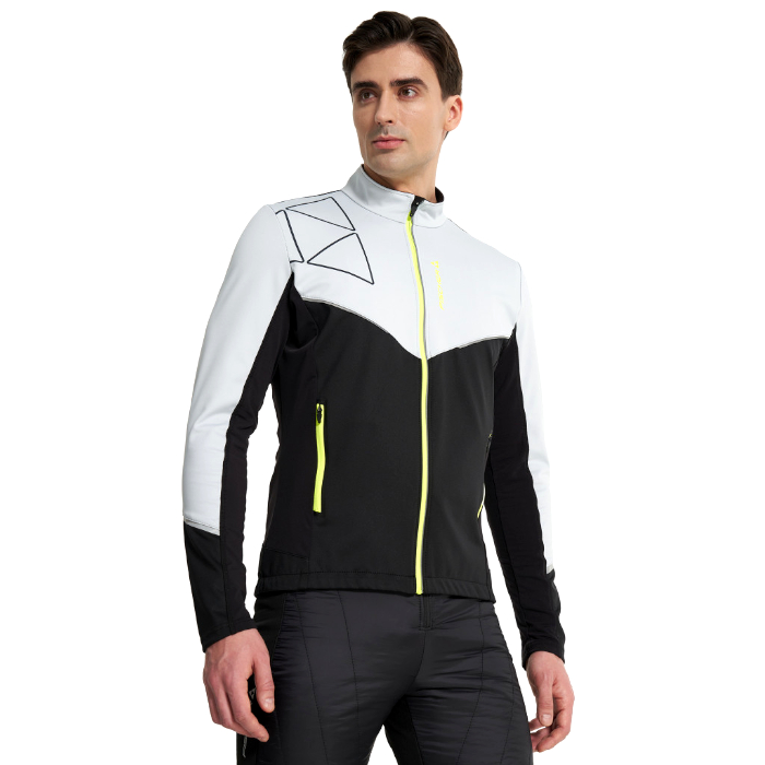 Куртка разминочная FISCHER Softshell Light (серый/черный)