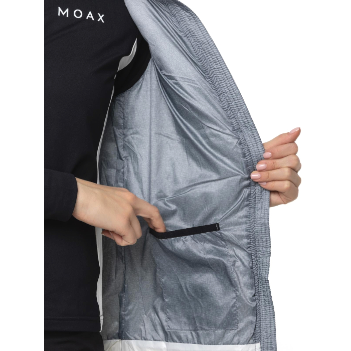 Жилет утепленный женский MOAX Laura Dupont (белый)