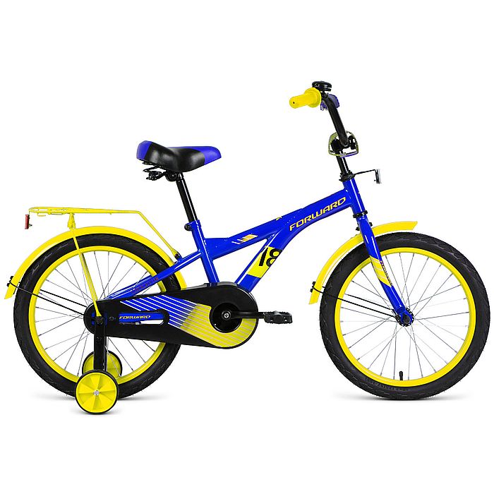 Велосипед FORWARD Crocky 18 (синий/желтый) (20-21)