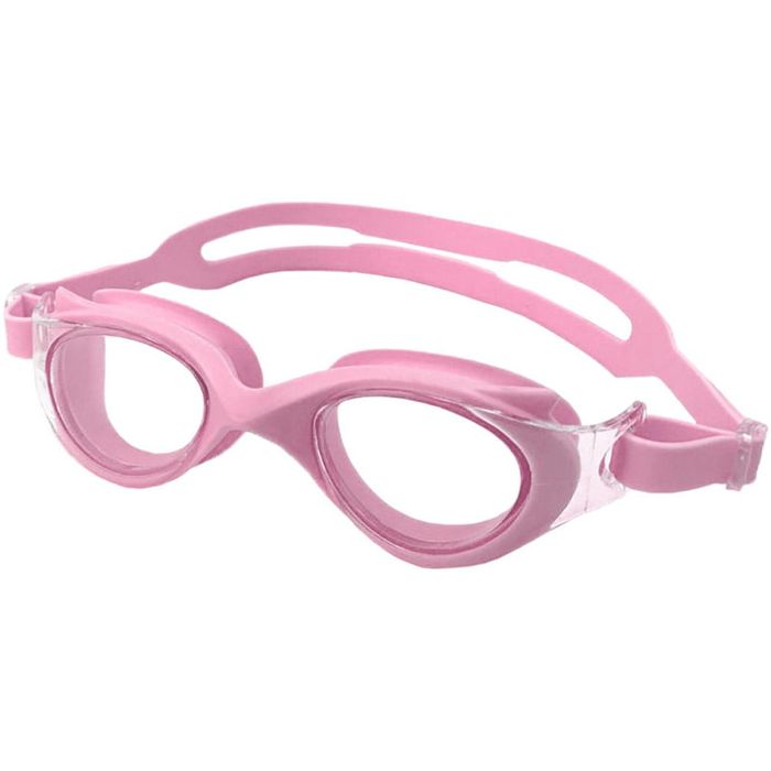Очки для плавания SPORTEX детские, с берушами, мягкая переносица (розовый)