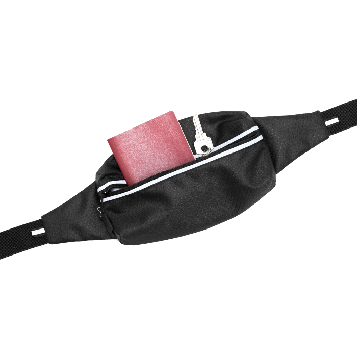 Сумка поясная ENKLEPP Marathon Waist Bag (черный/белый)