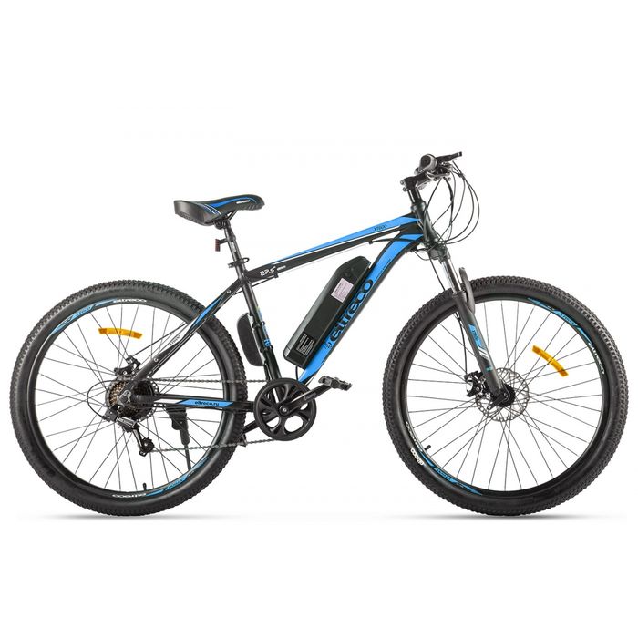Электровелосипед ELTRECO XT 600 Limited Edition 350 Wh (черный/синий) (2020)