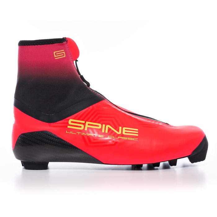 Лыжные ботинки SPINE NNN Ultimate Classic (293/9 SCF (Or/Yel)) (оранжевый/желтый)