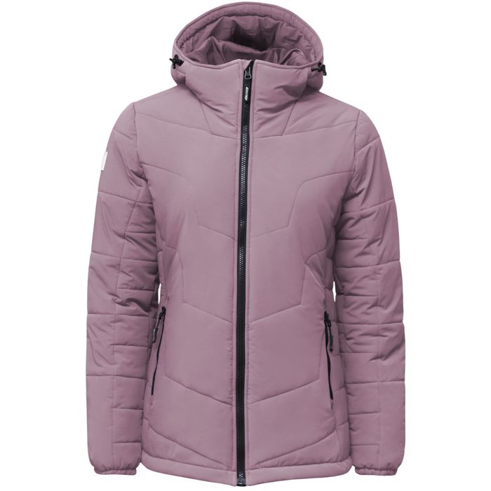 Куртка утепленная женская KV+ Levi (two sides, padded) (розовый)