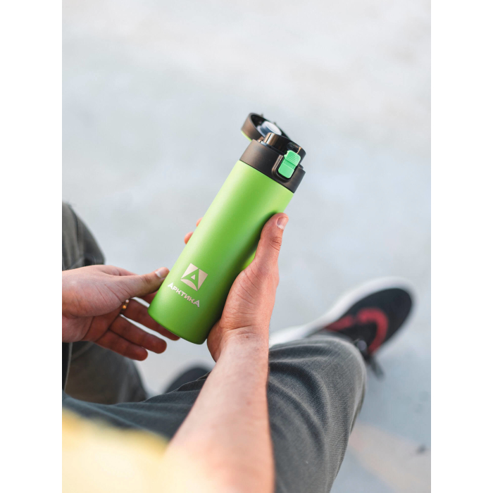 Термокружка Арктика сититерм питьевой, 0,5л текстурная (зеленый)