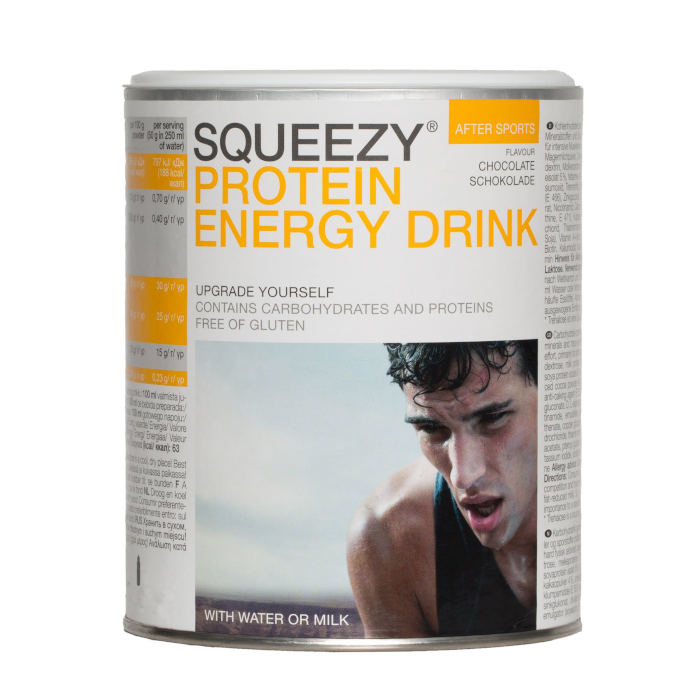 Изотоник SQUEEZY Protein Energy Drink (Шоколад) 650 гр.