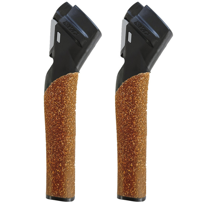 Ручки KV+ для лыжных палок Fast Clip thermo cork 16,5 мм. (черный)