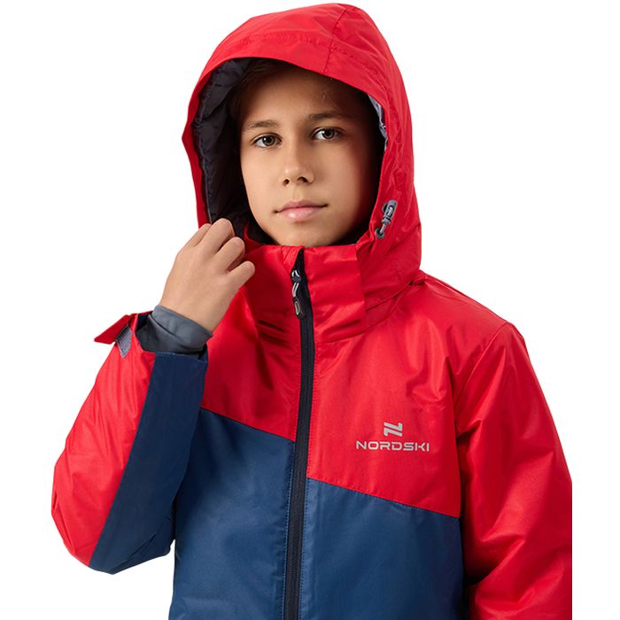 Куртка утепленная Jr. NORDSKI Active (красный/синий)