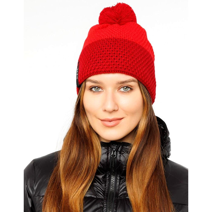 Шапка вязаная MOAX Star (красный)