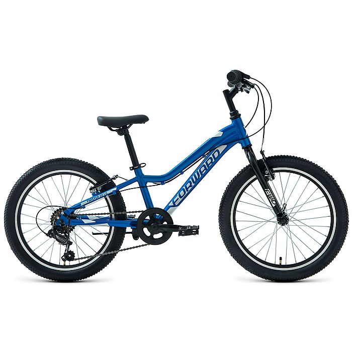 Велосипед FORWARD Twister 20 1.0 (синий/белый) (2022)