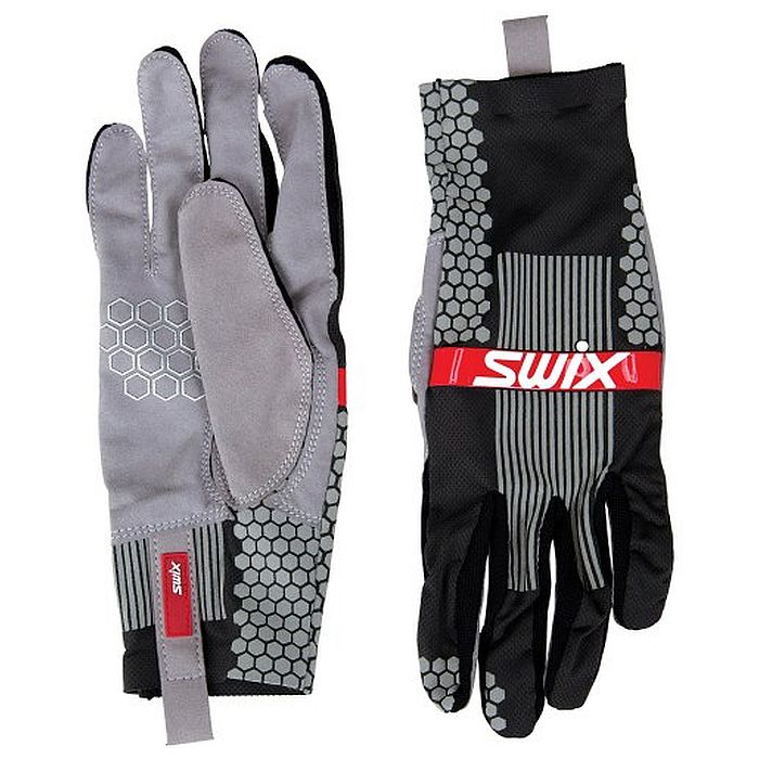 Перчатки лыжные SWIX Carbon (черный/серый)