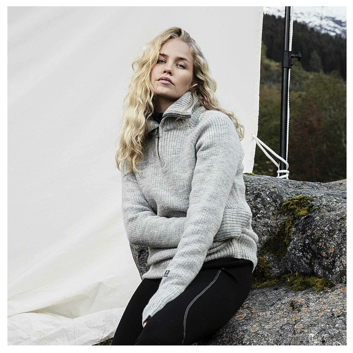 Свитер женский ULVANG Vegard Half Zip Ws (серый)