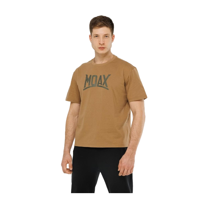 Футболка для бега MOAX Сotton lite (коричневый)