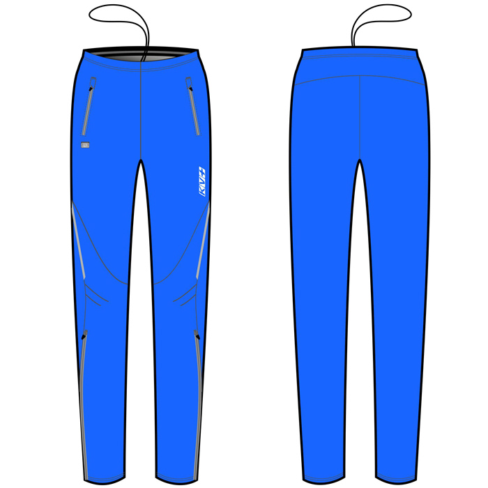 Брюки разминочные KV+ Tornado (голубой)