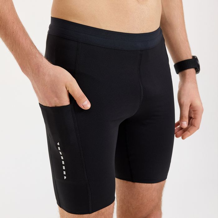 Шорты обтягивающие для бега NORDSKI Sprint (черный)