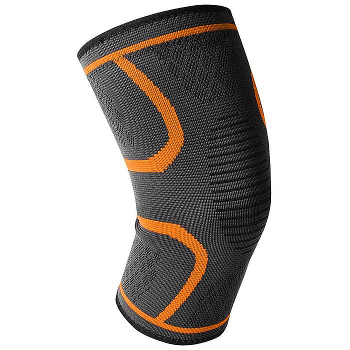 Наколенники SPORTEX Эластичный (оранжевый/серый)