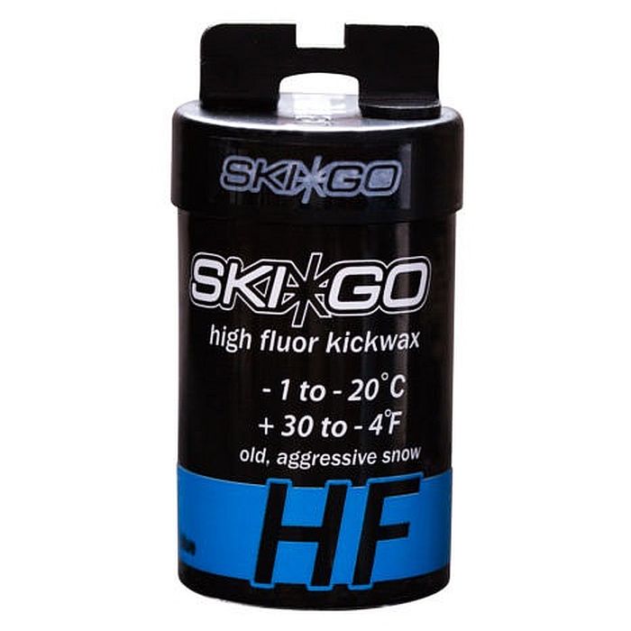 Мазь держания SKIGO HF Kickwax Blue (все типы снега, кроме нового) (-1°С -20°С) 45 г.