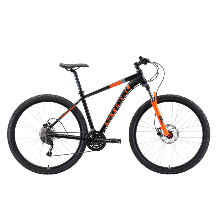 Велосипед STARK Router 29.4 HD (черный/оранжевый/серый) (2019)