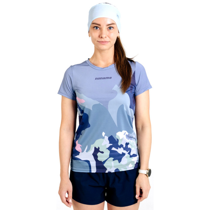 Футболка для бега женская NONAME Miler (голубой)