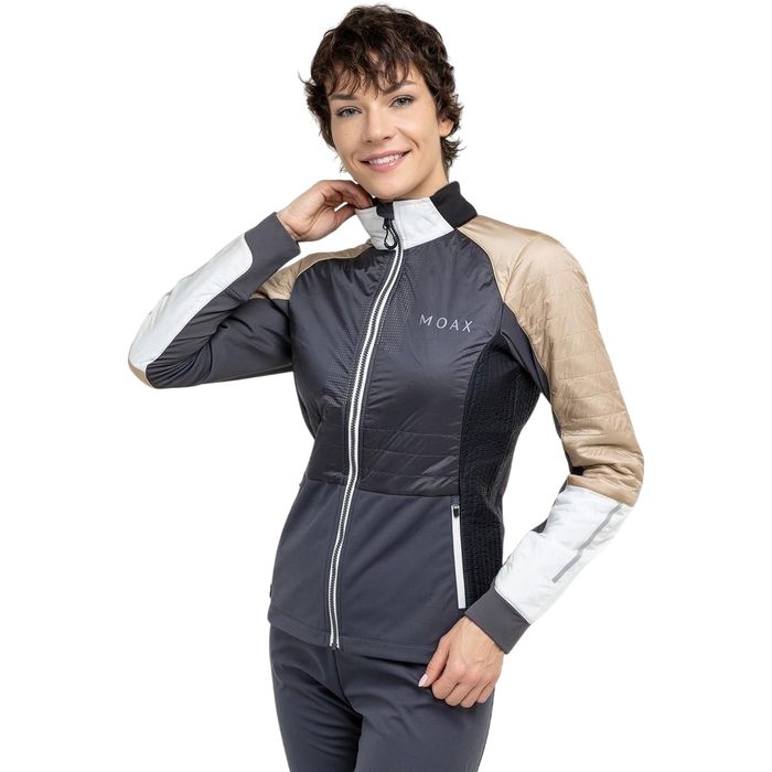 Куртка разминочная женская MOAX Tauri PRO Hybrid (желтый)