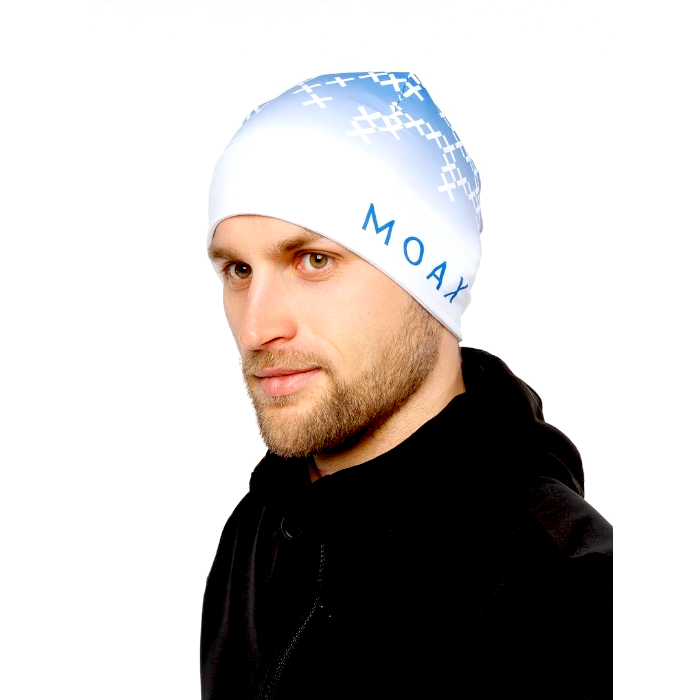 Шапка гоночная MOAX Race (синий/белый)