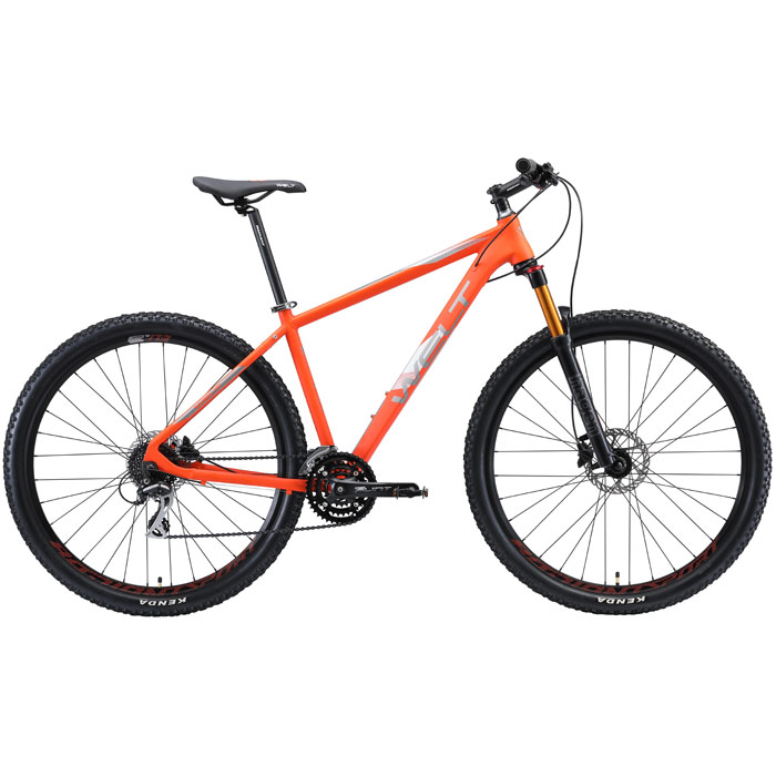 Велосипед WELT Rockfall 3.0 27 (оранжевый/серебистый/белый) (2020)