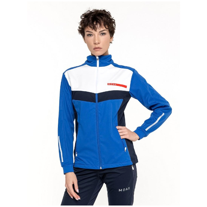 Куртка разминочная женская MOAX Sirius (синий)