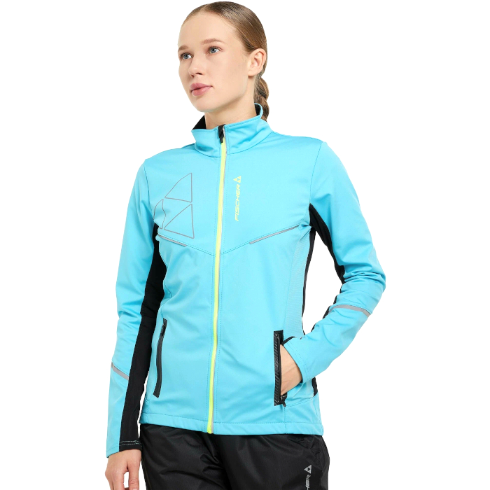 Куртка разминочная женская FISCHER Softshell Light (бирюзовый)