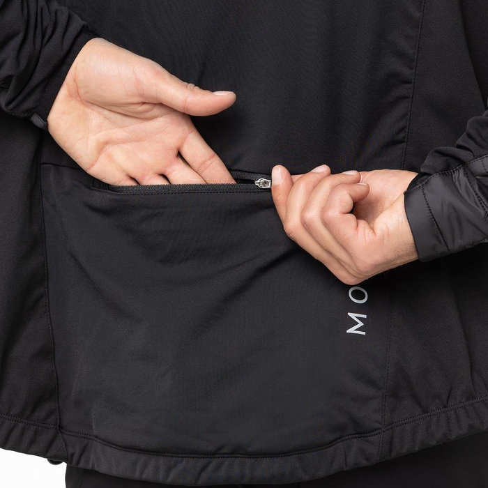 Куртка разминочная MOAX Navado Hybrid (черный/зеленый)