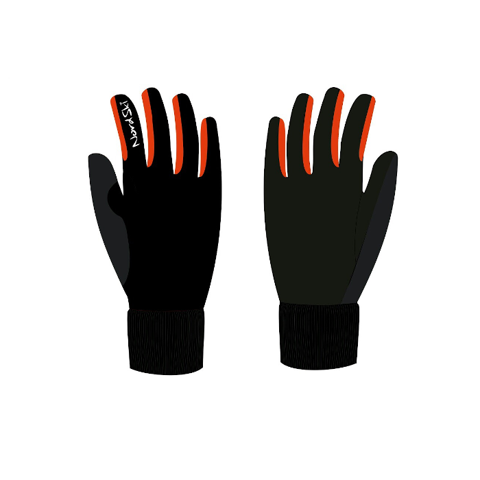 Перчатки лыжные Jr. NORDSKI Warm WS (черный/красный)