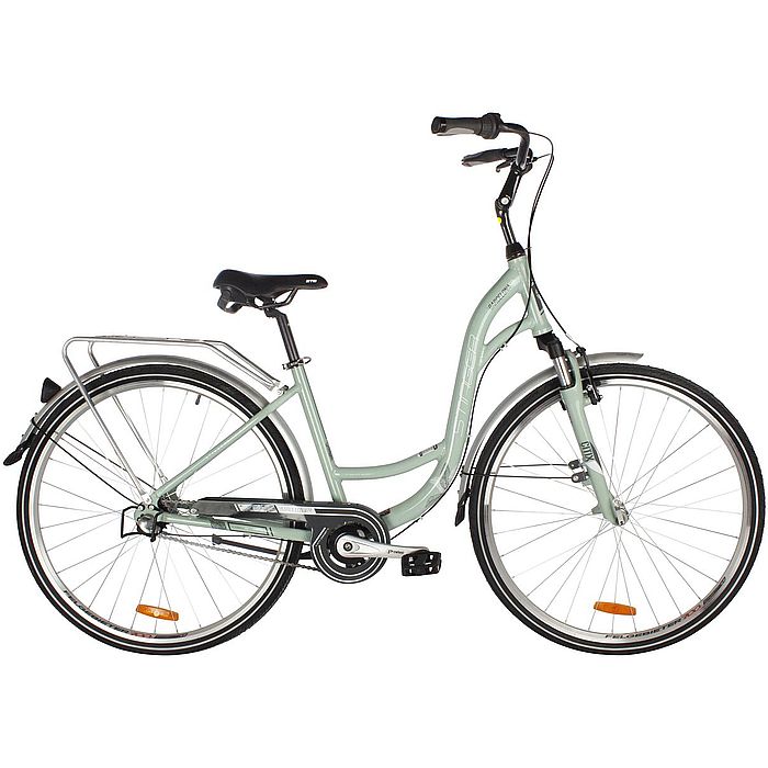 Велосипед STINGER Barselona STD 28&quot;, Al, V&B-Brake, 3-Speed (зеленый) (2021)