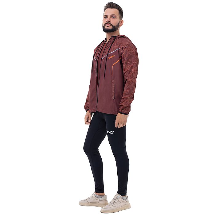 Ветровка для бега KV+ Breeze Wave (бордовый)