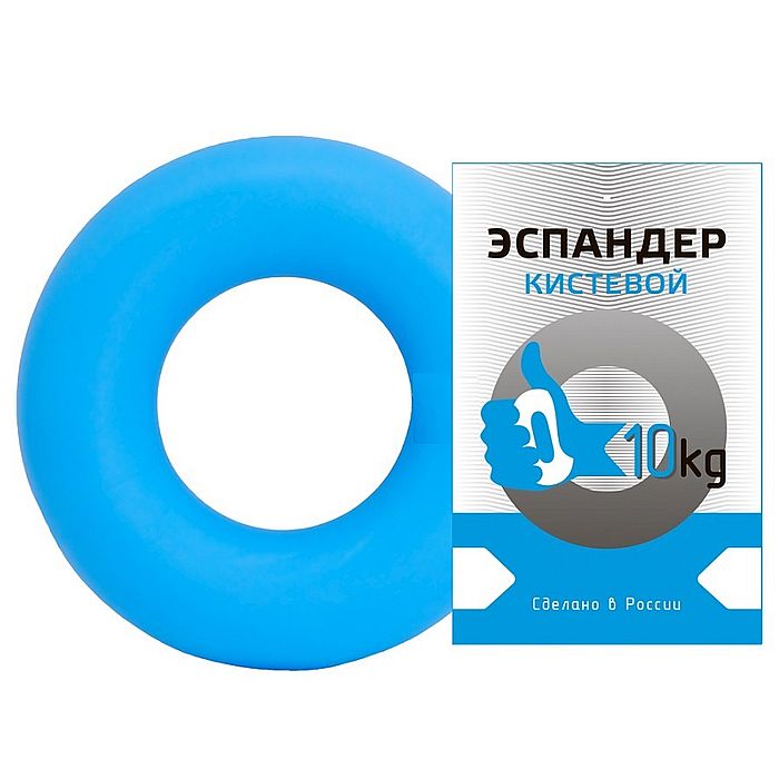 Эспандер кистевой SPORTEX Fortius, кольцо 10 кг. (голубой)