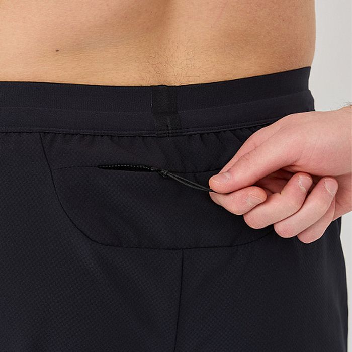 Шорты с лосинами для бега NORDSKI Stayer (черный)