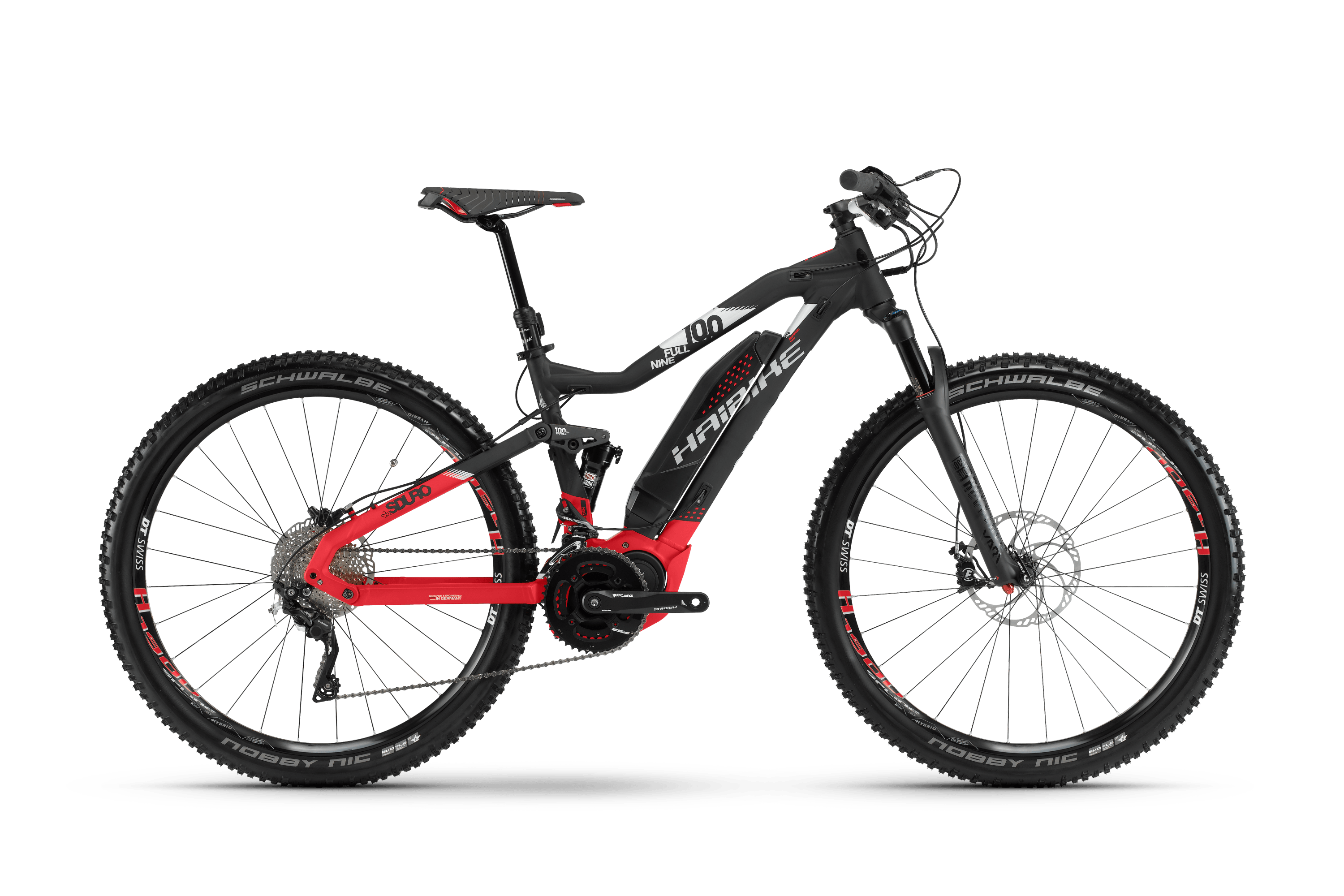 Электровелосипед HAIBIKE Sduro FullNine 10.0 500 Wh. (черно/красный) (2018)