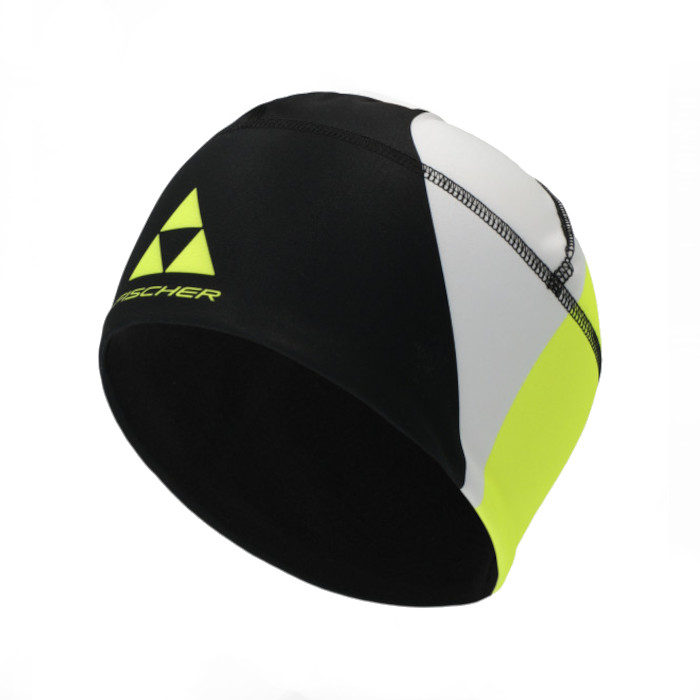 Шапка лыжная FISCHER Race (черный/желтый)