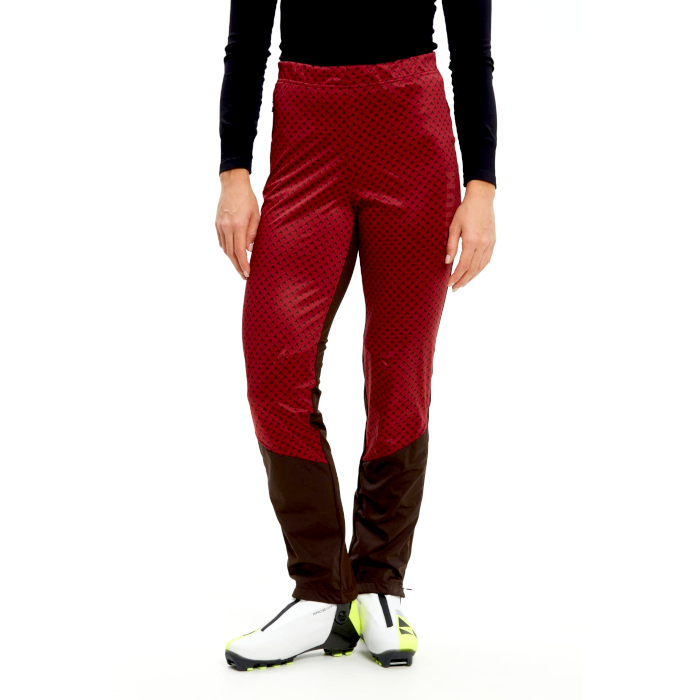 Брюки разминочные женские BIVIUM Баланс 2.0 (бордовый/коричневый)