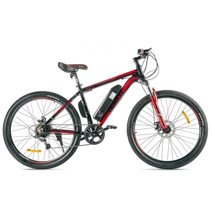 Электровелосипед ELTRECO XT 600 D 350 Wh (черный/красный) (2021)
