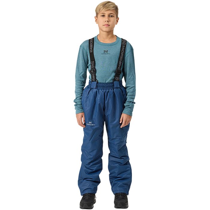 Брюки утепленные Jr. NORDSKI Active (синий)