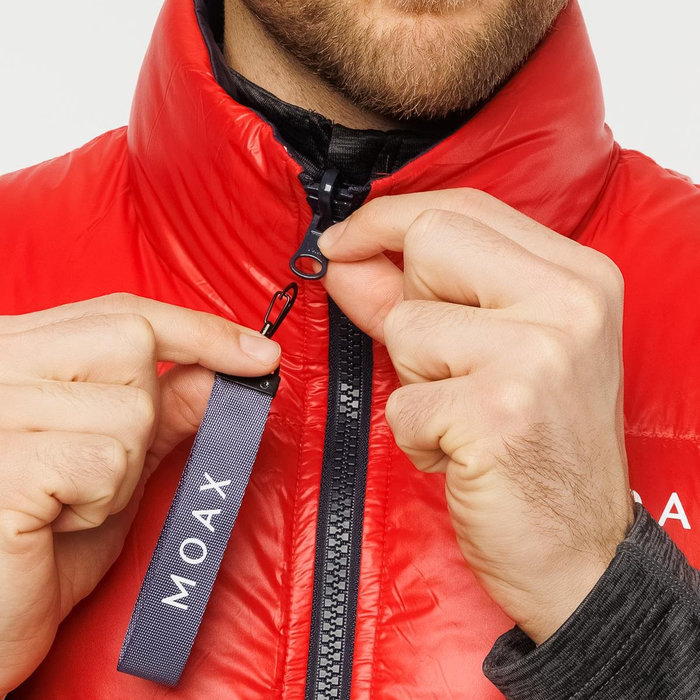 Жилет утепленный женский MOAX Club Duo (красный/синий)