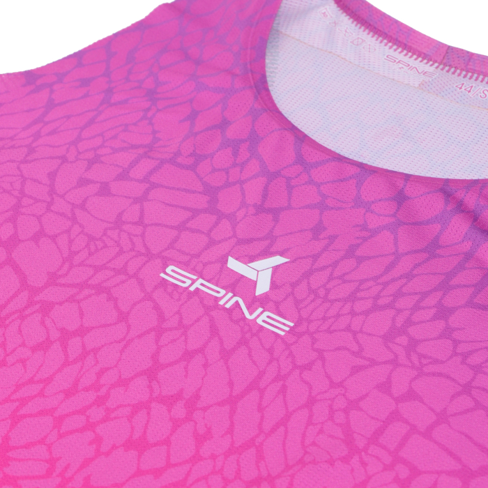 Майка для бега женская SPINE Running (розовый/фиолетовый)
