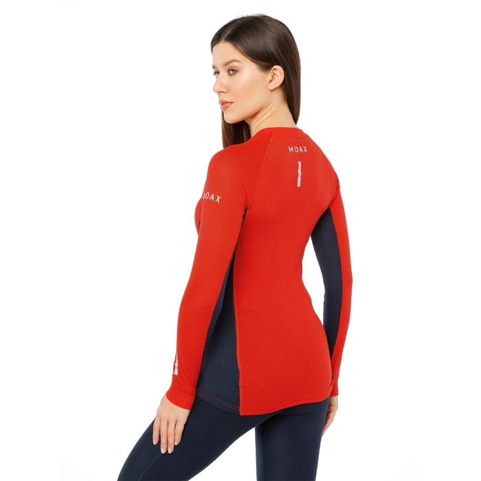 Термофутболка женская MOAX Race LS (красный/синий)