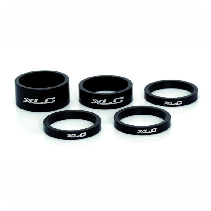 Кольца проставочные XLC A-Head Spacer-Set 3x5, 1x10, 1x15 mm, 1" black